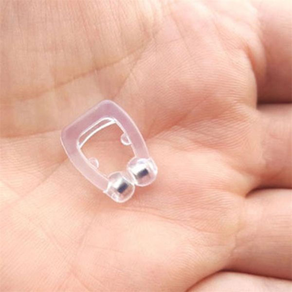 1 Piece Silicone Magnet Nose Clip Stop Snoring Anti Snore Device Sleeping