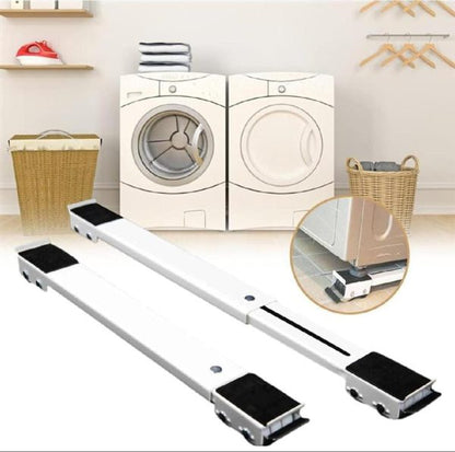 Multi-functional Adjustable Movable Base Fridge Stand, For Adjustable Dryer, Washing Machine And Mini Refrigerator Cn-57803