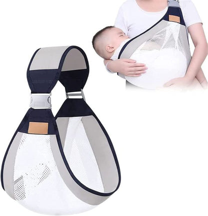 Baby Sling – Baby Carrier, Ergonomic Baby Strap One Shoulder Labor-saving Polyester Carry Baby Half Wrapped Sling (random Color)